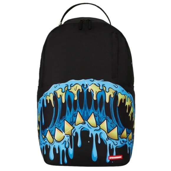 NWT I\'M Melting Sprayground  Blue Teal Yellow Ocean Melt Backpack main image 4